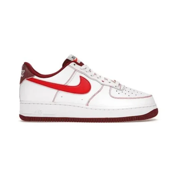Nike | Shoes | Nike Mens Air Force Low 7 First Use White Team Red 